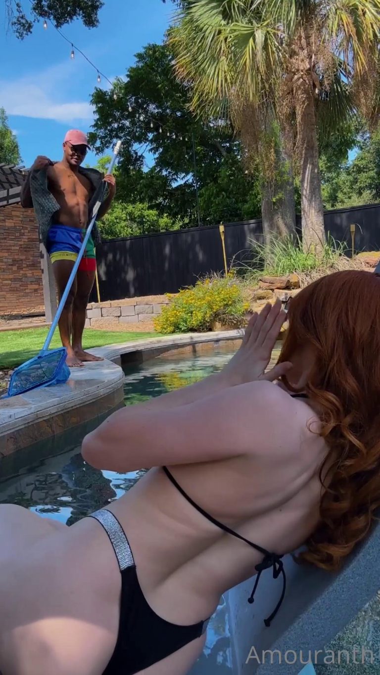 Amouranth Nude Pool Guy Fuck VIP Onlyfans Video Leaked 16 Thotslife