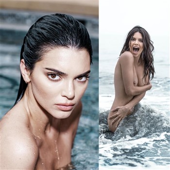 On beach the nude jenner kendall Kendall Jenner