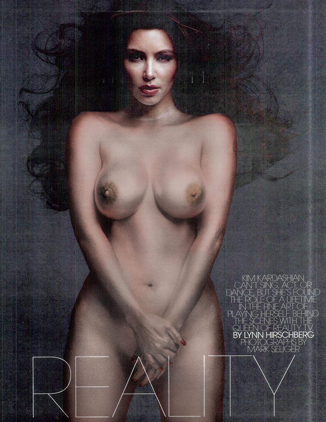 Kim Kardashian Nude Body Painting Leaked 10