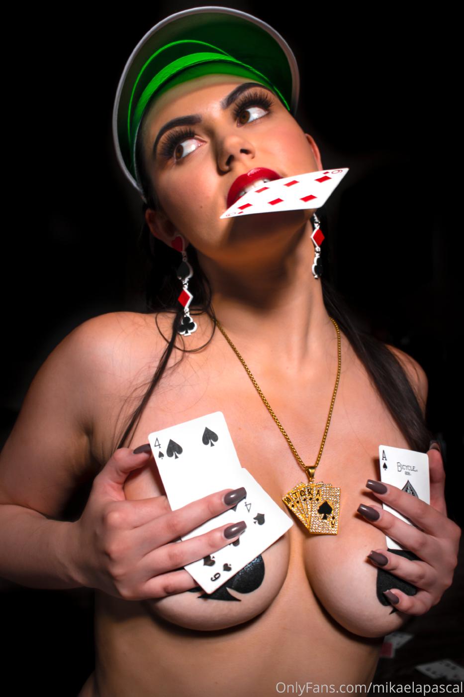 Mikaela Pascal Poker Pasties Set Leaked 8