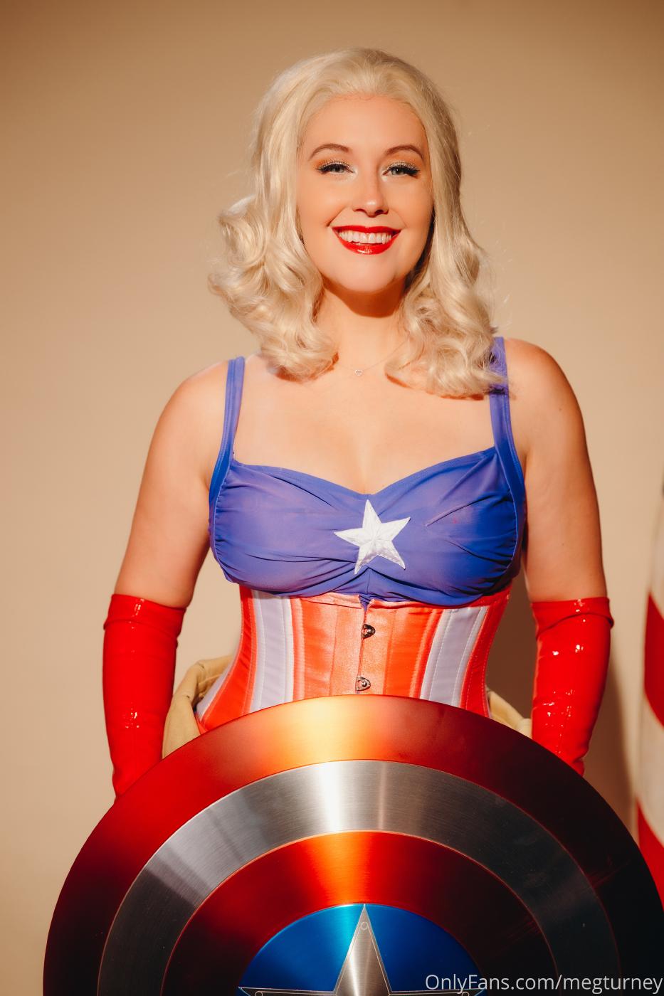 Meg Turney Nude Captain America Cosplay Video Leaked 36