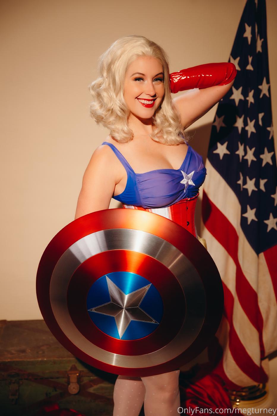 Meg Turney Nude Captain America Cosplay Video Leaked 33