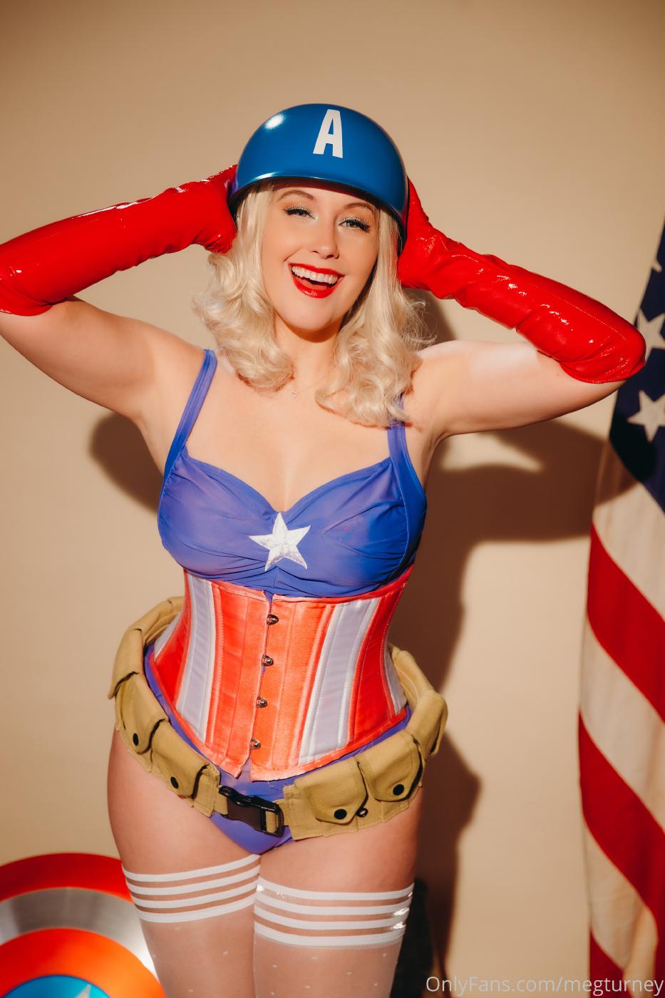 Meg Turney Nude Captain America Cosplay Video Leaked 48