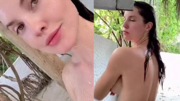 Amanda Cerny Nude Outdoor Shower Onlyfans Video