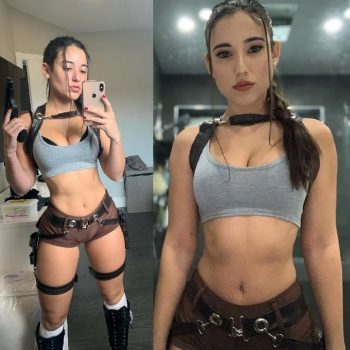 Angie Varona Lara Croft Cosplay Onlyfans Photo Set