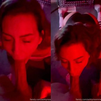 Ashtyn Sommer Blowjob Dildo Masturbation Fansly Video