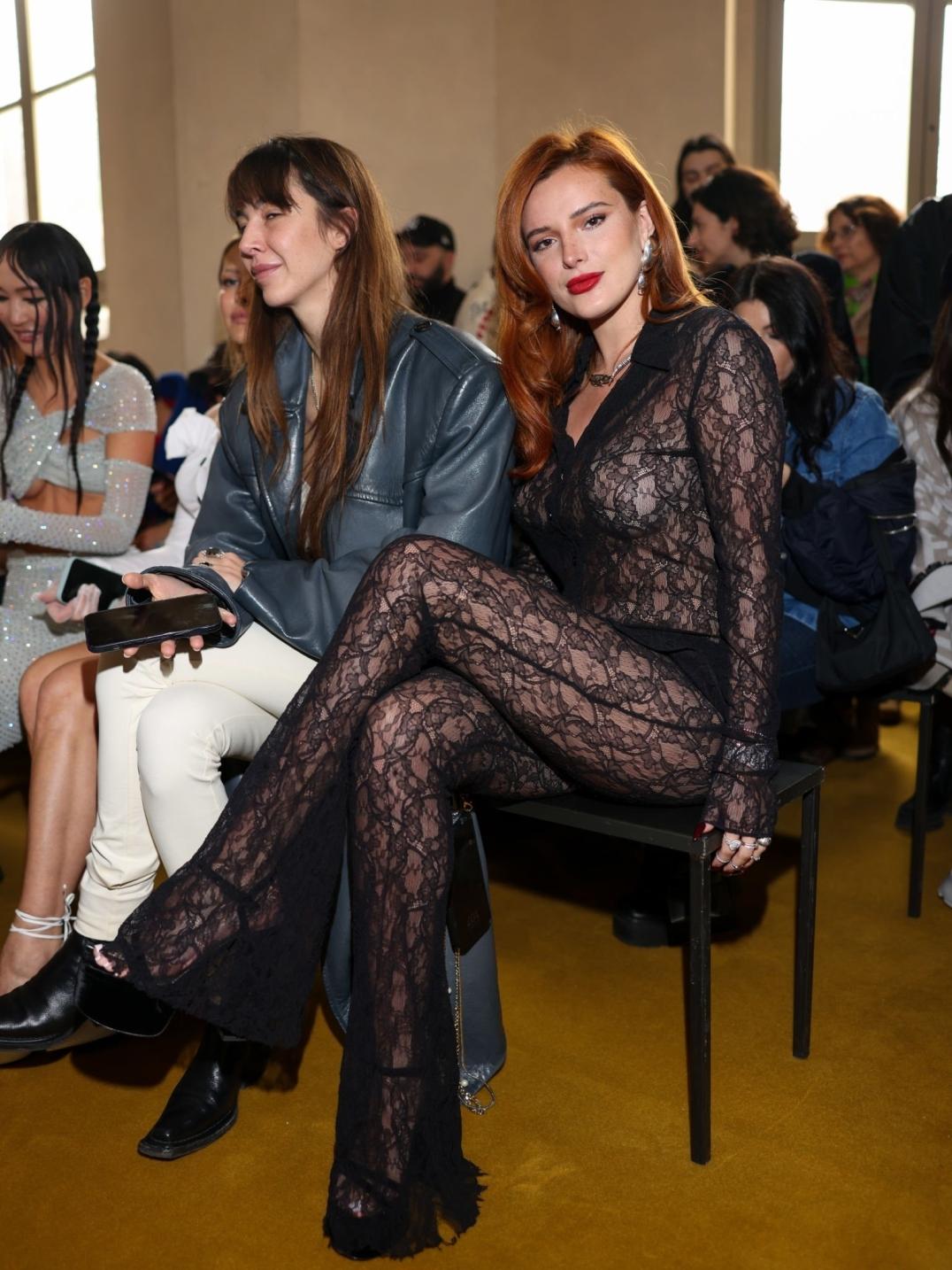 Bella Thorne Braless Sheer See Through Top Set Leaked Thotslife