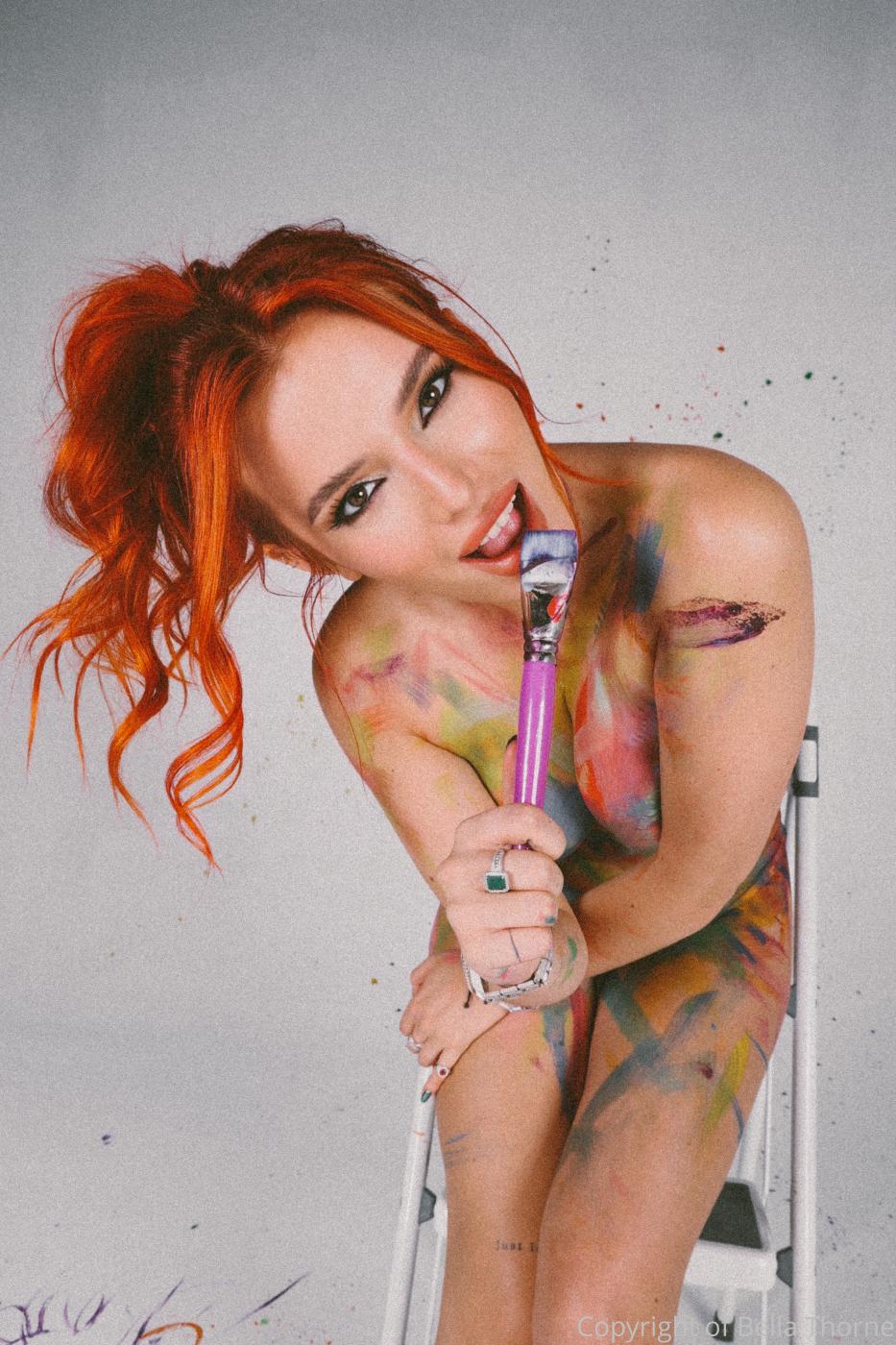 Bella Thorne Nude Body Paint Onlyfans Photos Leaked