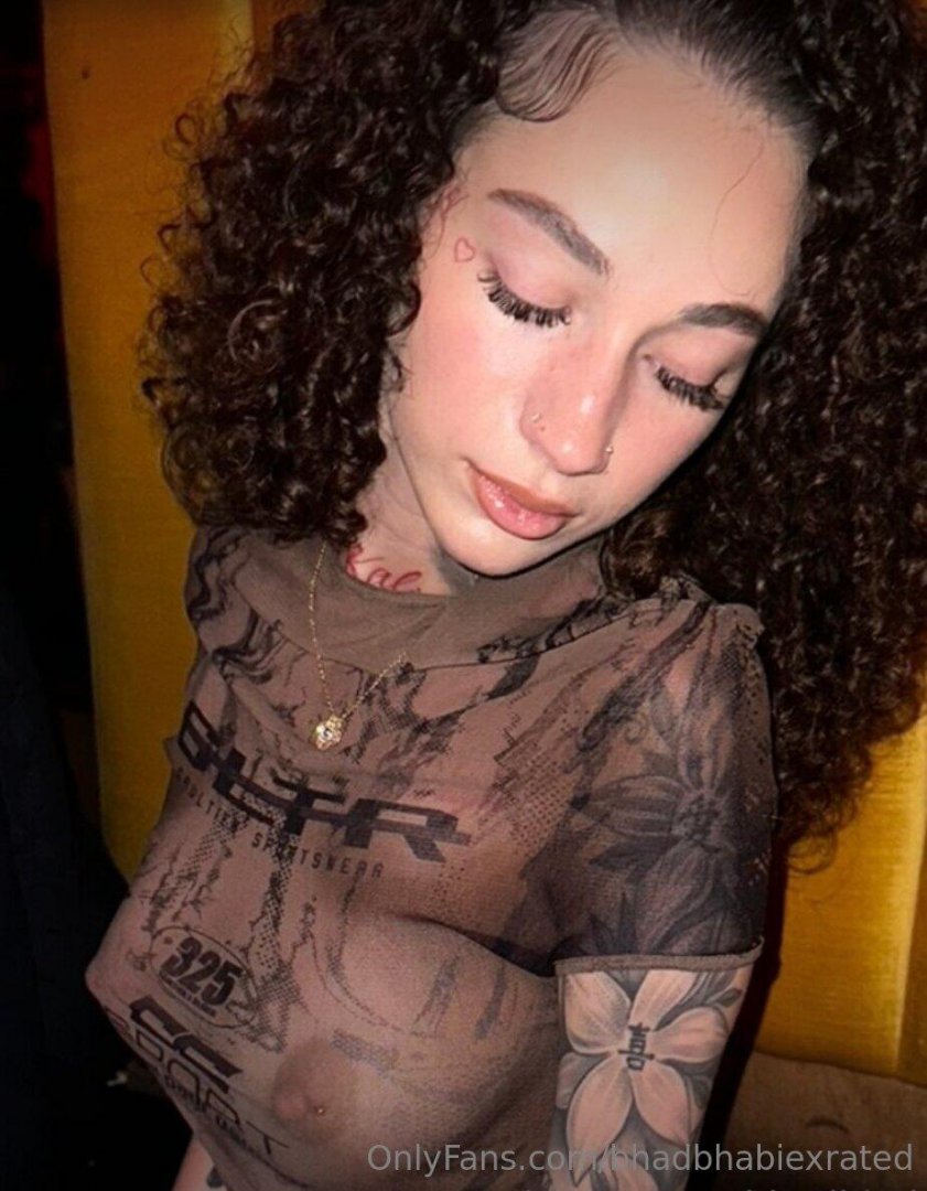 Bhad Bhabie Nude Sheer Black Dress Onlyfans Set Leaked