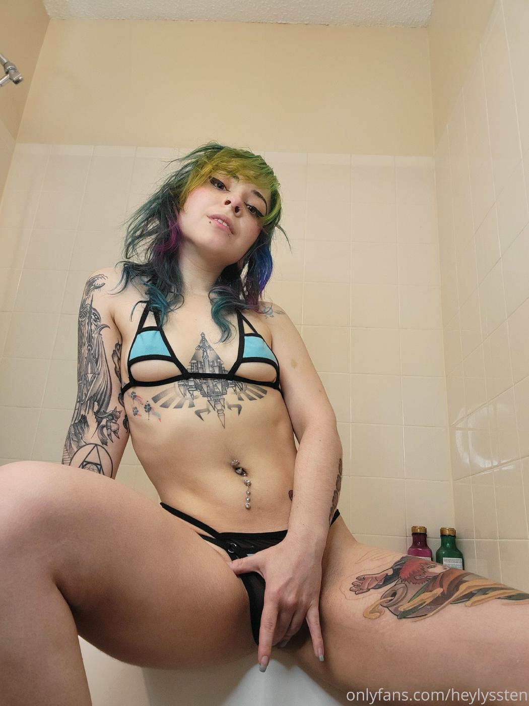 HeyLyssten Bikini Shower Masturbation Onlyfans Leaked