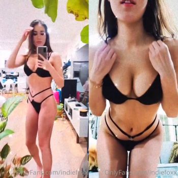 Indiefoxx Lingerie Ass Shake Selfie Onlyfans Leaked Video