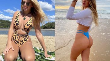 Jade Grobler Sexy Beach Bikini Onlyfans Set Leaked
