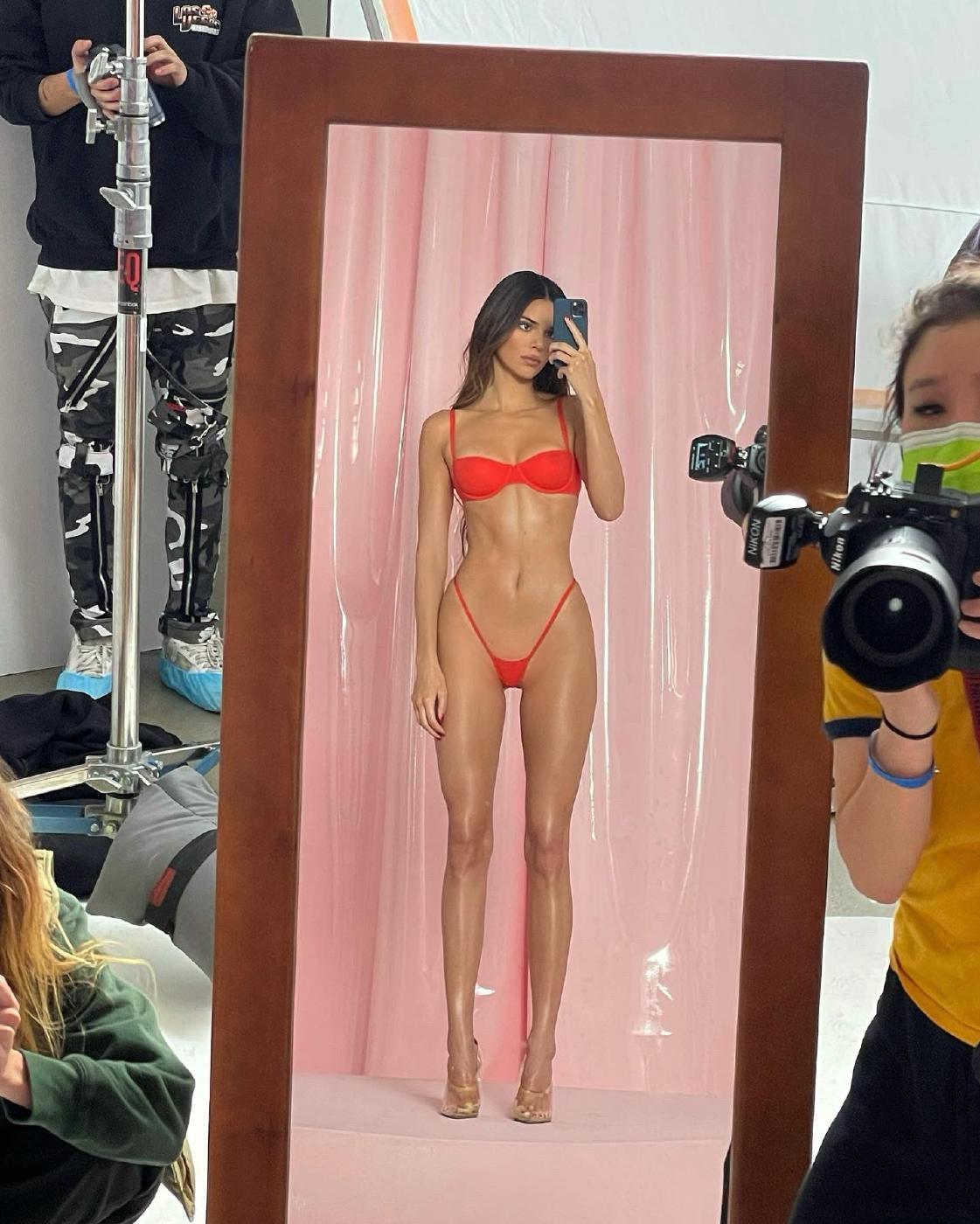 Kendall Jenner Skims Thong Photoshoot Leaked 13