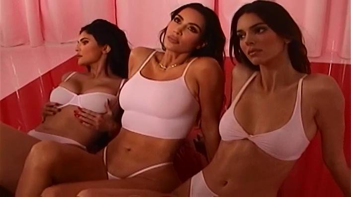 Kim Kardashian And Kylie Jenner Skims Lingerie Photoshoot 10