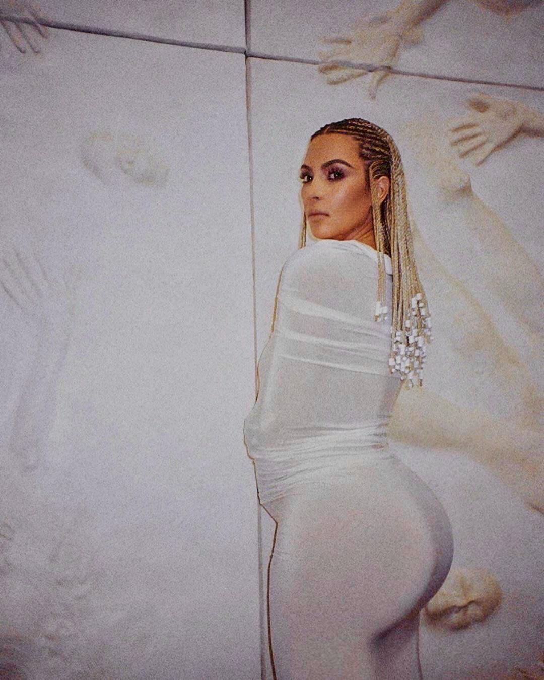 Kim Kardashian Topless Thong Magazine Photoshoot Leaked