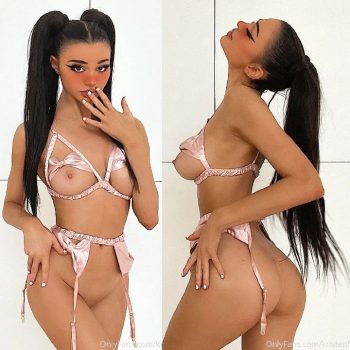 Kristen Hancher Nude Bottomless Lingerie Onlyfans Set