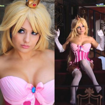 Liz Katz Sexy Princess Peach Cosplay Set Leaked