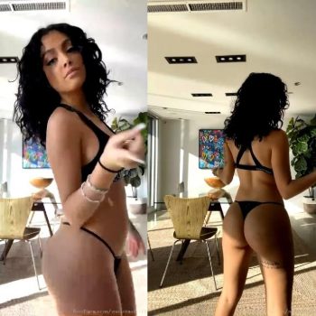 Malu Trevejo Twerk Sexy Lingerie Dance Video Leaked