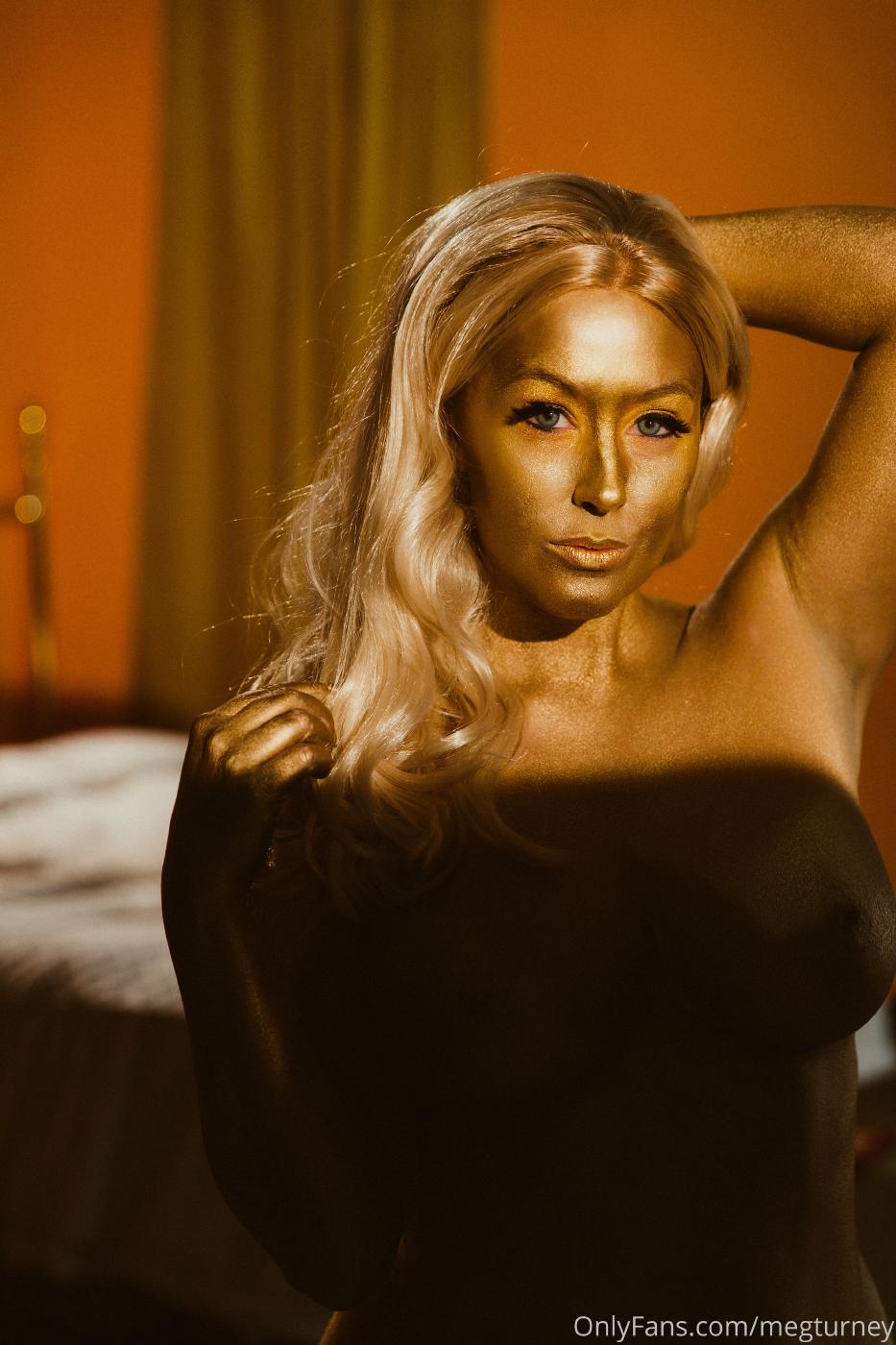Meg Turney Nude Goldfinger Costume Onlyfans Video Leaked