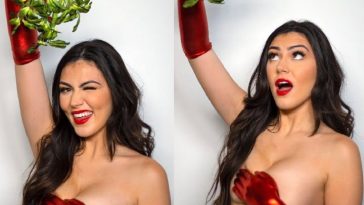 Mikaela Pascal Topless Mistletoe Onlyfans Photos Leaked