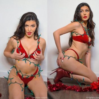 Onlyfans Mikaela Pascal Christmas Lights Set Leaked