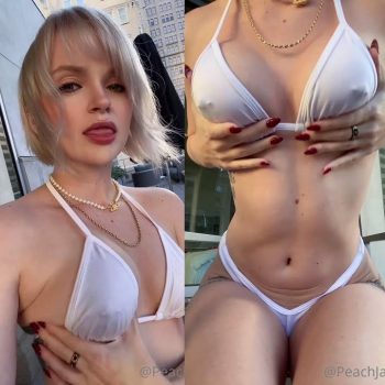 PeachJars Onlyfans Bikini Boob Play Video Leaked