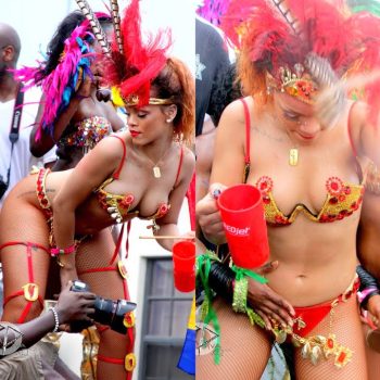 Rihanna Bikini Tease Barbados Festival Photos Leaked