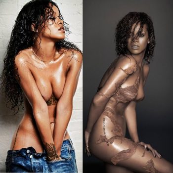 Rihanna naked boobs