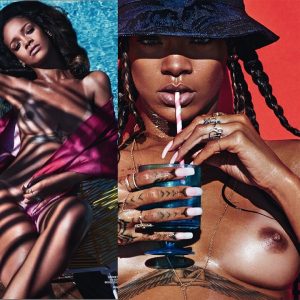 Rihanna Topless Magazine Photoshoot Leaked