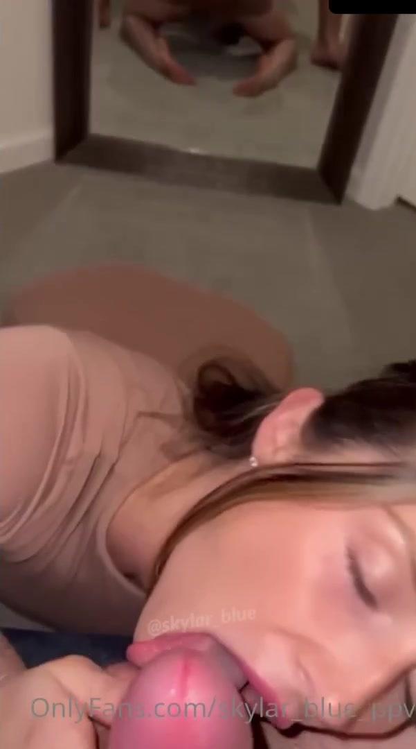 Skylar Blue Romantic Blowjob With Facial OnlyFans Video