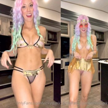Vicky Stark Halloween Try On Haul Onlyfans Video Leaked | Thotslife.com