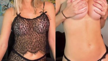 Vicky Stark OnlyFans Black Lingerie Try On Haul Video