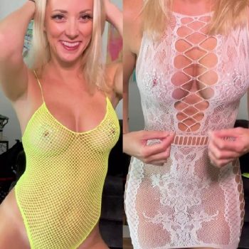 Vicky Stark Sheer Mesh Lingerie Try On Haul Onlyfans Video