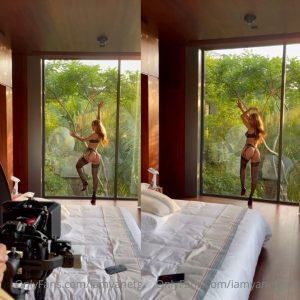 Yanet Garcia BTS Lingerie Photoshoot Onlyfans Video Leaked